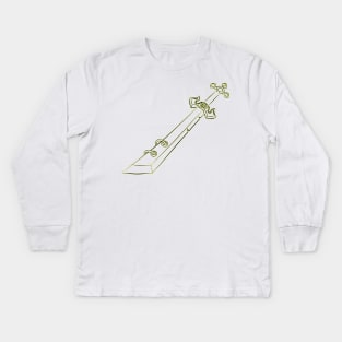 Master Yi Sword Kids Long Sleeve T-Shirt